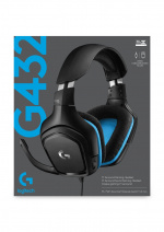 Logitech G432 Gaming Headset Leatherette, Black