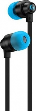 Logitech G333 In-ear Gaming Headphones, Black
