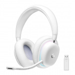 Logitech G735 Wireless Gaming Headset, Off White