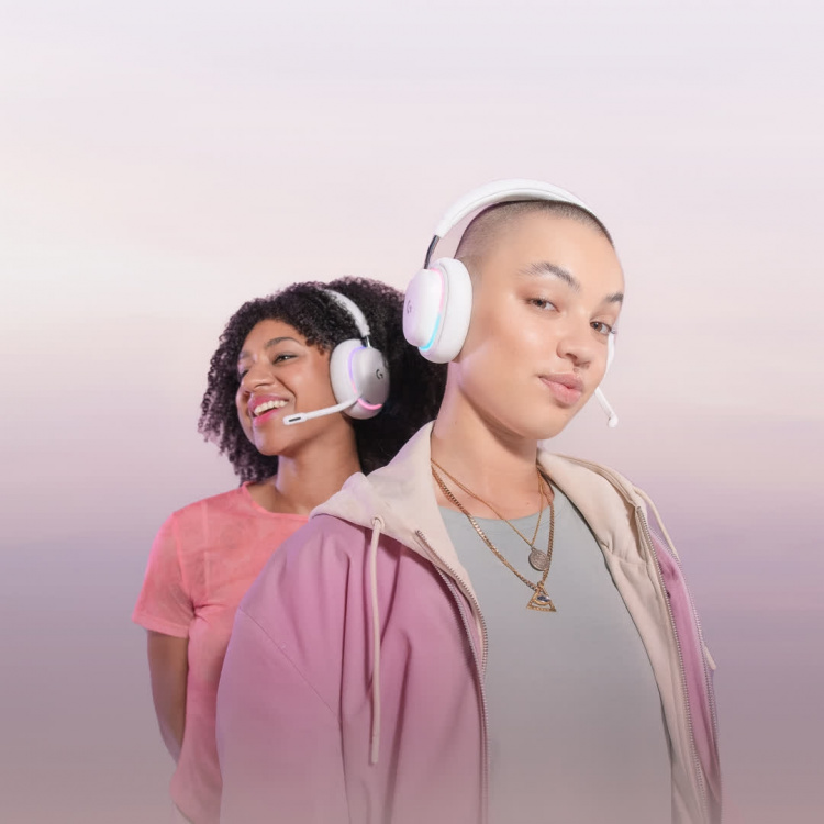 Logitech G735 Wireless Gaming Headset, Off White