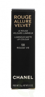Chanel Rouge Allure Velvet Luminous Matte Lip Colour 3.5 gr #58 Rouge Vie