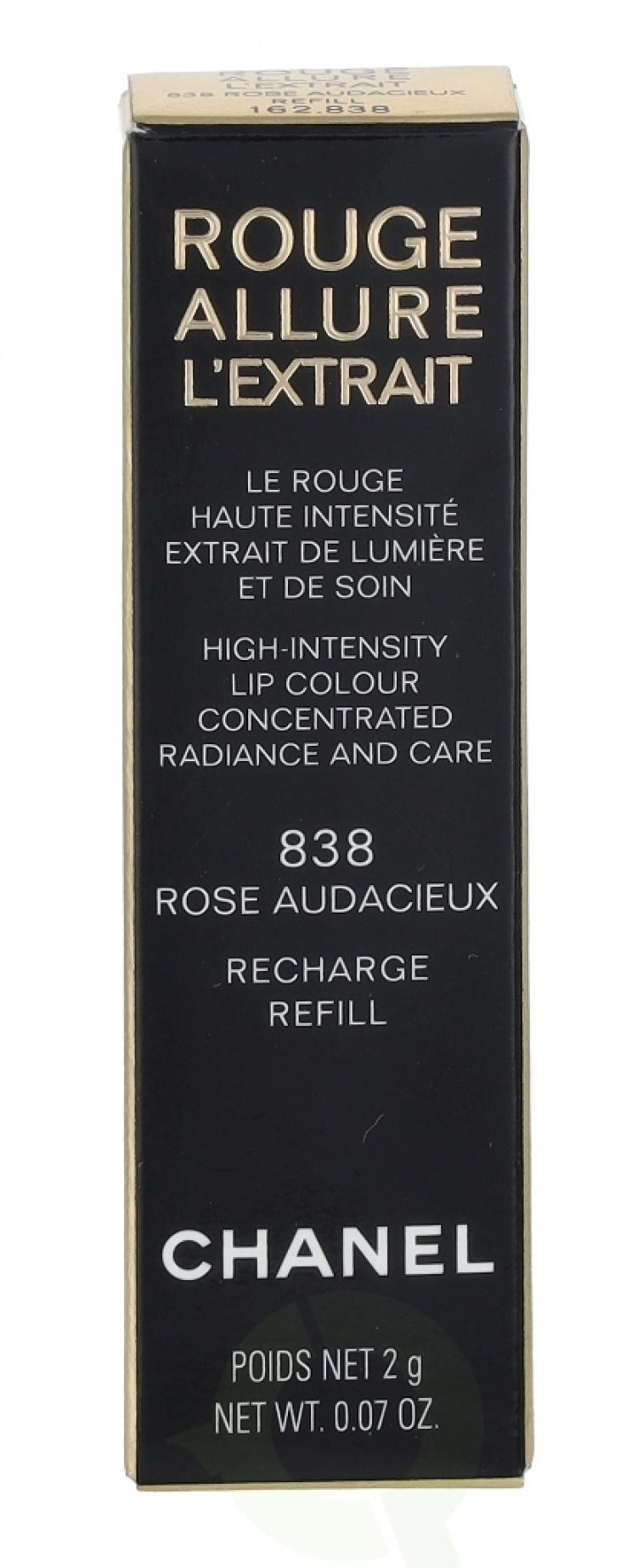 Chanel Rouge Allure L\'Extrait High In. Lip Colour - Recharge 2 gr #838 Rose Audacieux