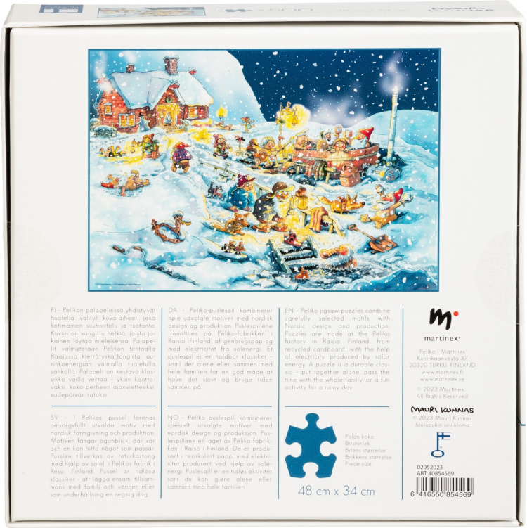 Mauri Kunnas julpussel, 500 bitar