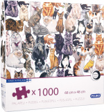 Peliko Cats pussel, 1000 bitar