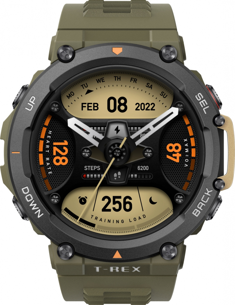 Amazfit T-Rex 2 Smartwatch, Wild Green