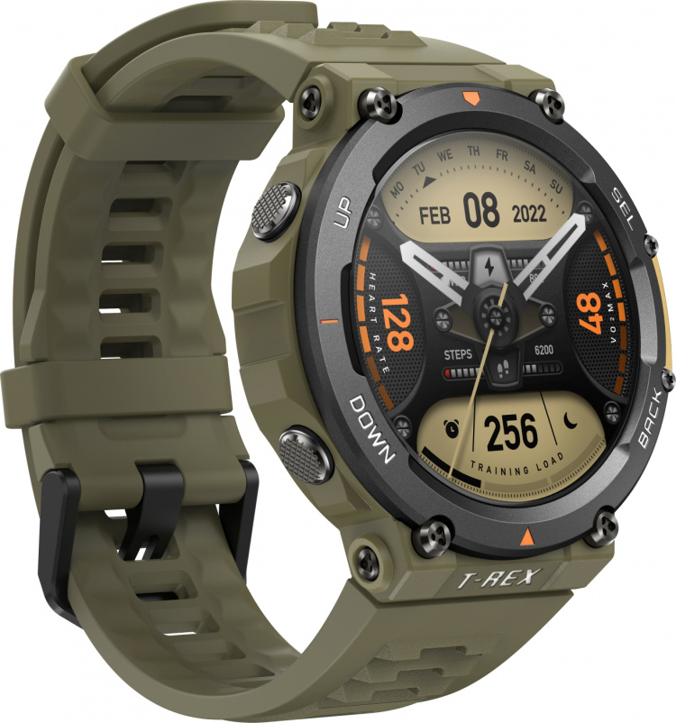 Amazfit T-Rex 2 Smartwatch, Wild Green