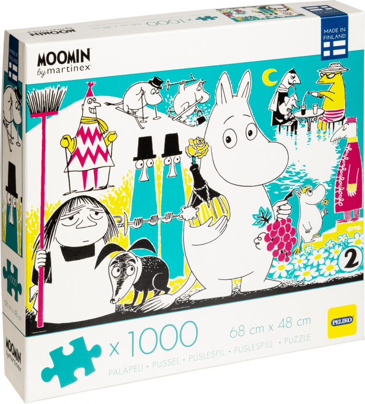Peliko Mumin Comic Book Cover 2 pussel, 1000 bitar