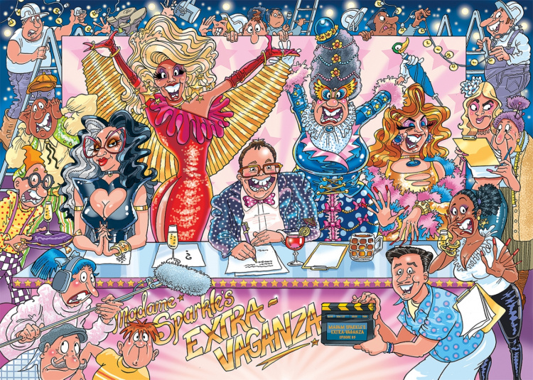 Wasgij Original 42, Rule The Runway! -mystisk pussel, 1000 bitar