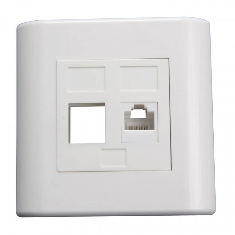 Triax Vægudtag Keystone CAT6 Lige