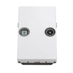 Triax Vægudtag FM/TV TD 260E Hvid