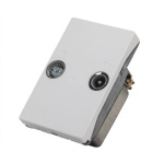 Triax Vægudtag FM/TV TD 260E Hvid