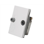 Triax Vægudtag 2-vejs TD 241E Hvid