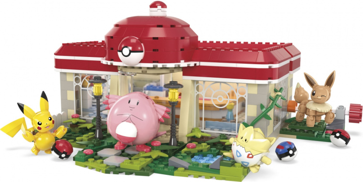 POKEMON Mega Pokémon: Pokécenter - byggsats