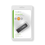 Nedis Flash Drev | 128 GB | USB Type-A | Læs hastighed: 80 MB/s | Skrivehastighed: 10 MB/s