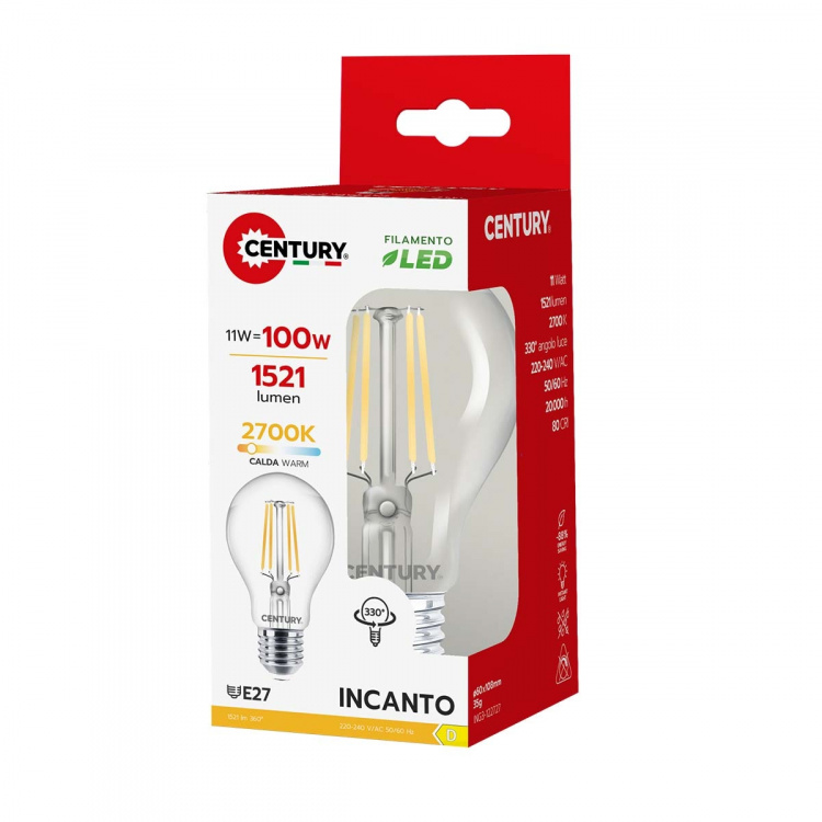 Century LED vintage glødelampe E27 11W 1521 lm 2700 K
