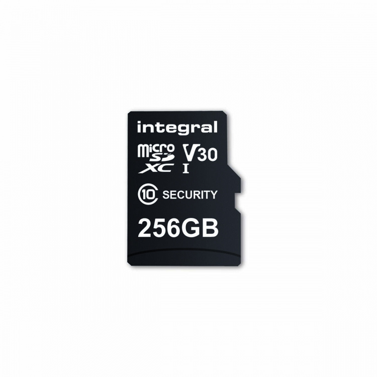 Integral 256 GB sikkerhedskamera microSD-kort til Dash Cams, Home Cams, CCTV, Body Cams & Drones