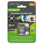 Integral 256 GB sikkerhedskamera microSD-kort til Dash Cams, Home Cams, CCTV, Body Cams & Drones