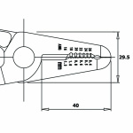 Piergiacomi Saks, wire stripper, tang i ét værktøj