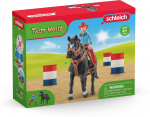 Schleich Farm World 42576 Cowgirl barrel racing