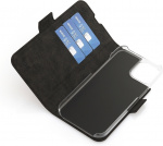 Wave BookCase - skyddsfodral, MagSafe-kompatibelt, iPhone 15, svart.