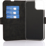 Wave BookCase -skyddshölje, MagSafe-kompatibel, iPhone 15 Plus, smoky sangria