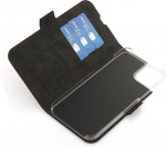 Wave BookCase -skyddshölje, MagSafe-kompatibel, iPhone 15 Plus, smoky sangria