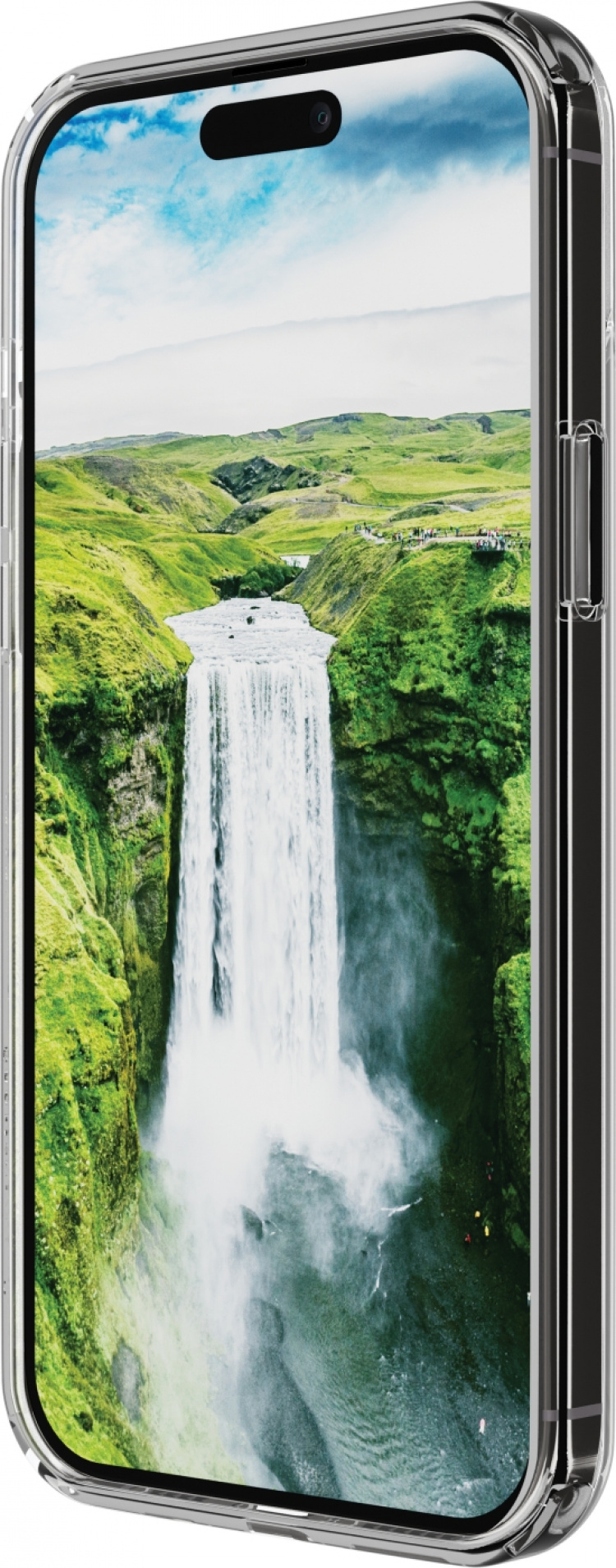 dbramante Iceland Ultra D3O MagSafe -skyddsfodral, iPhone 15 Plus, genomskinlig.