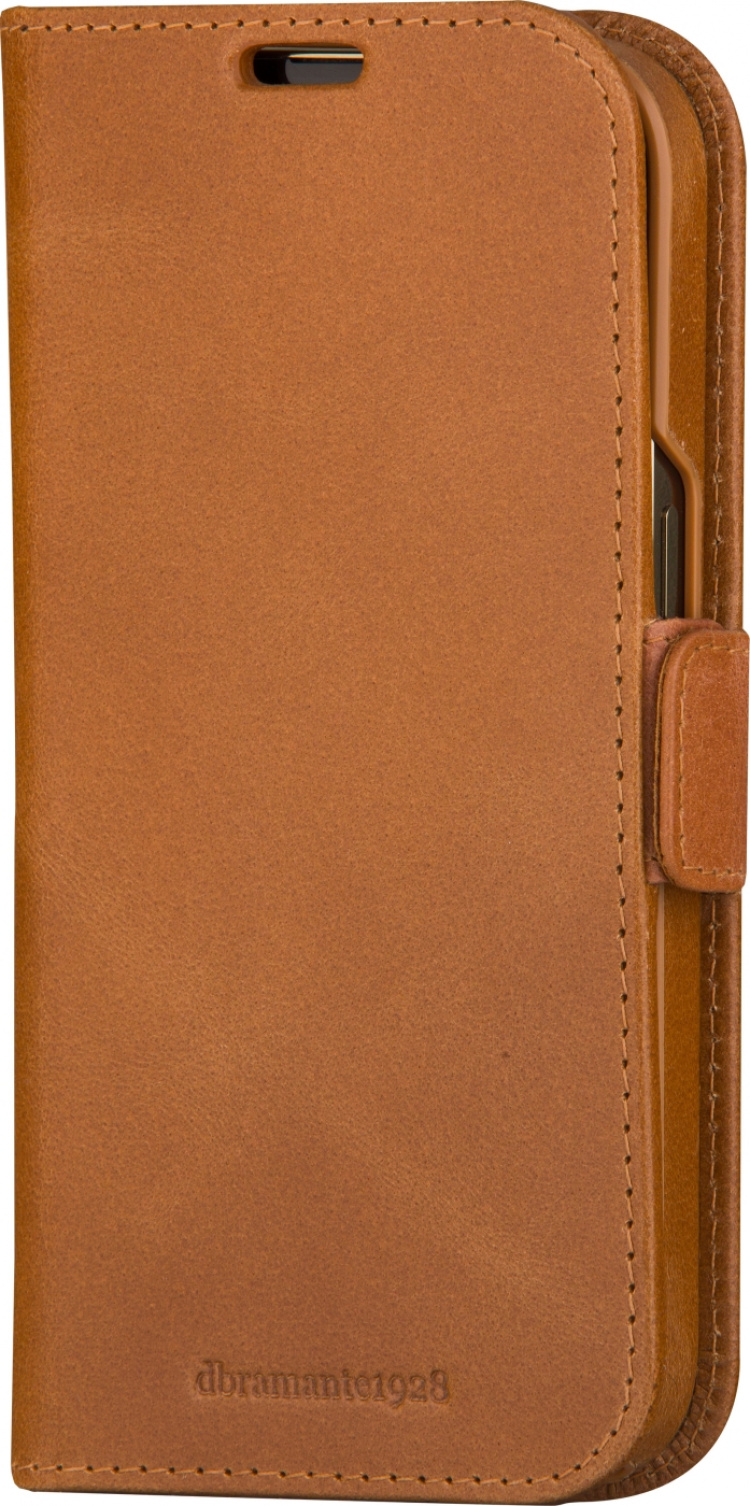 Dbramante1928 Lynge, plånbok och skyddsfodral, iPhone 15 Pro Max, brun Dbramante1928 Lynge, plånbok och skyddsfodral, iPhone 15 Pro Max, brun