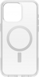 Otterbox Symmetry Clear för MagSafe -skyddsskal, iPhone 15 Pro Max, genomskinligt