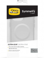 Otterbox Symmetry Clear för MagSafe -skyddsskal, iPhone 15 Pro Max, genomskinligt