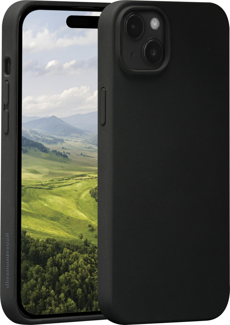 dbramante1928 Monaco-skyddsfodral, iPhone 15, Night Black