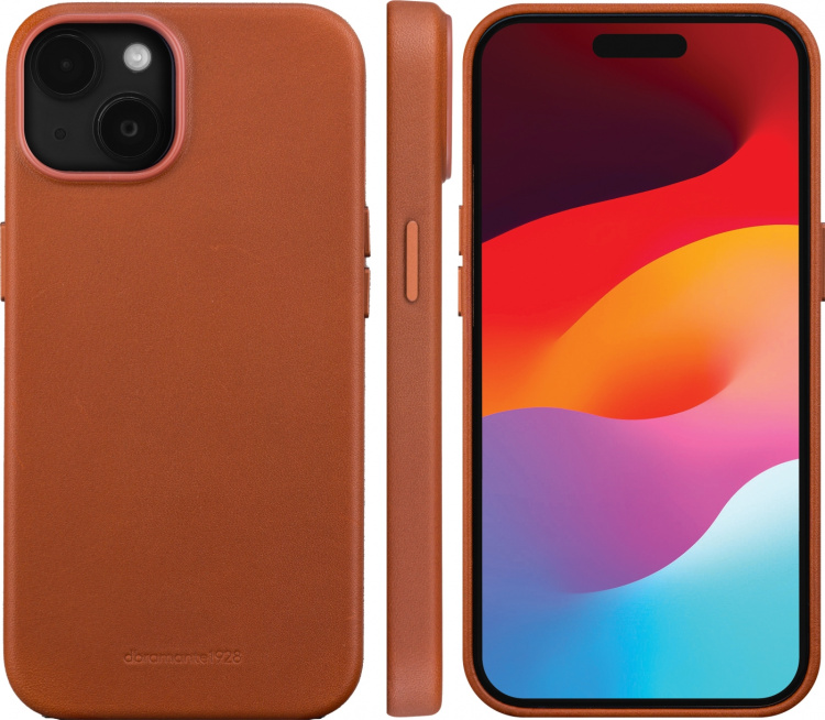 Dbramante1928 Roskilde MagSafe skyddsfodral, iPhone 15, brun