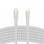 Belkin BOOST CHARGE USB-C to LTG_Braided Silicon, 3m, White