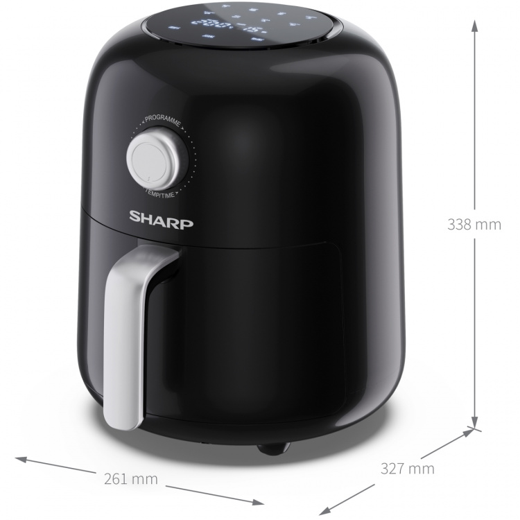 Sharp Luftfritös Airfryer 4L 1300Watt AF-GS404AE-B