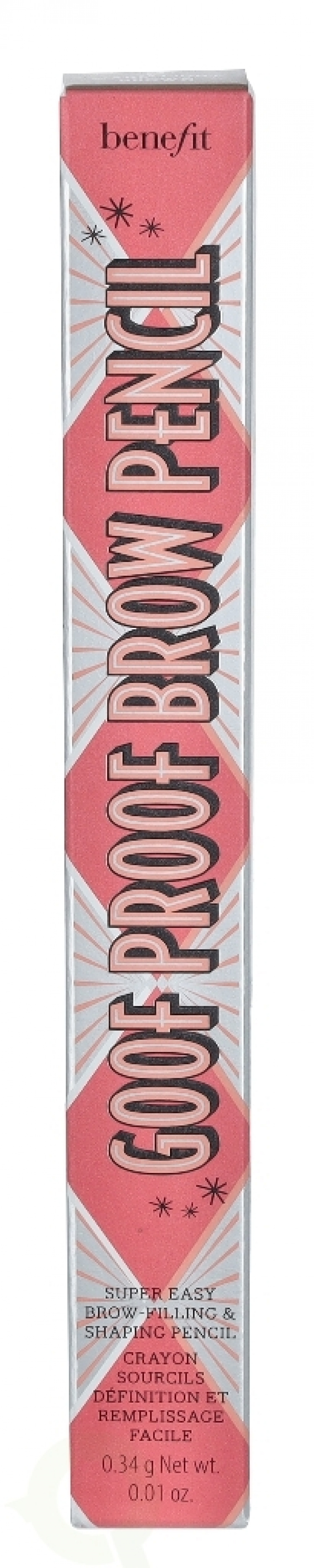 Benefit Goof Proof Brow Shaping Pencil 0.34 gr #03 Warm Light Brown - 12 Hour Wear - Waterproof