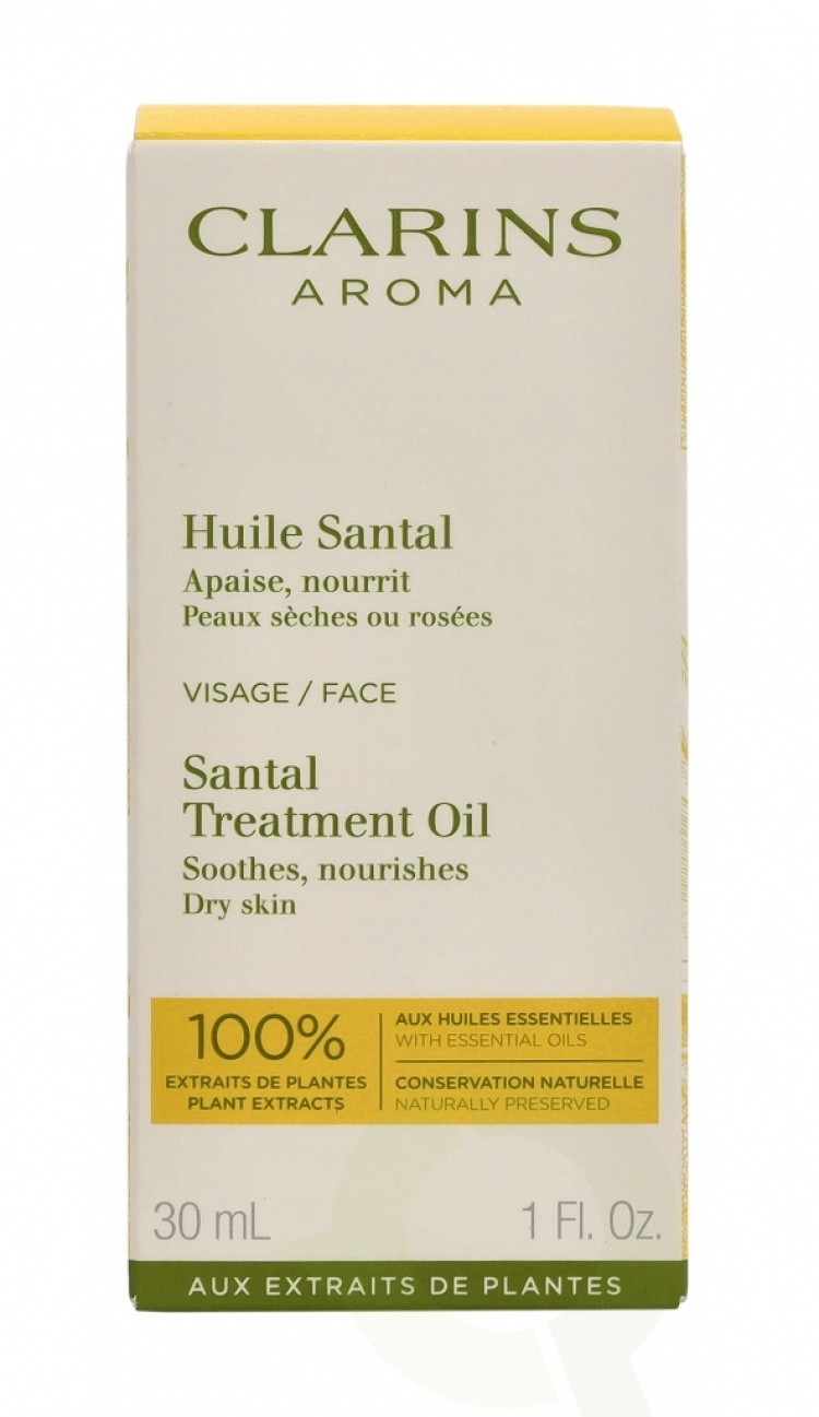 Clarins Santal Face Treatment Oil 30 ml Dry Skin