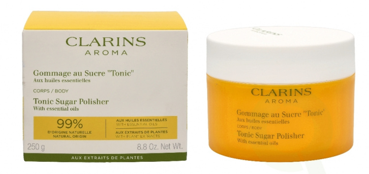 Clarins Aroma Tonic Sugar Polisher 250 gr With Essential Oils