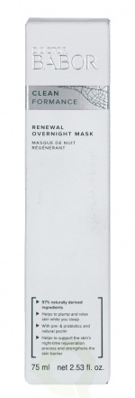 Babor Clean Formance Renewal Overnight Mask 75 ml