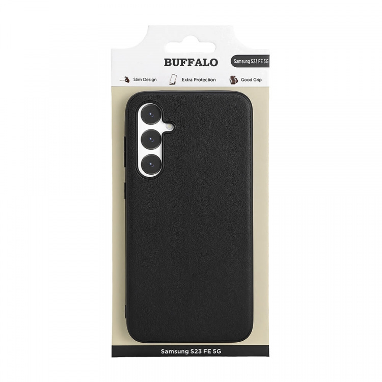 Buffalo Mobilcover PU Sort - Samsung S23 FE 5G