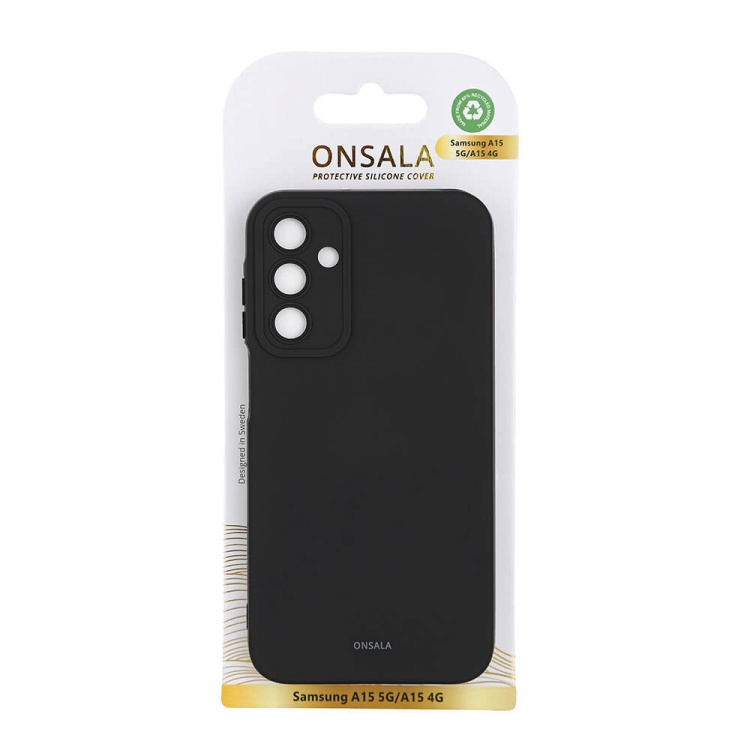 Onsala Cover Silikone Samsung A15 5G/A15 4G Sort