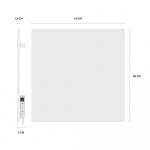 Hombli Smart Infrarød Varmelegeme Metal Panel 350w Hvid