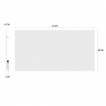 Hombli Smart Infrarød Varmer Metal Panel 700w Hvid