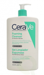 Cerave Foaming Cleanser w/Pump 1000 ml For Normal To Oily Skin