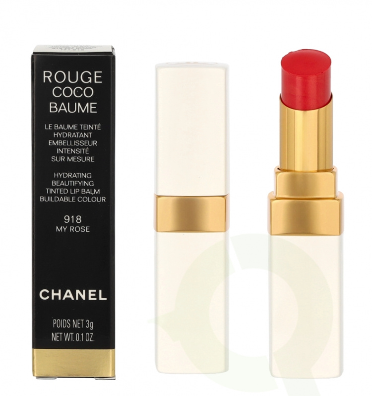 Chanel Rouge Coco Hydrating Beautifying Tinted Lip Balm 3 gr #918 My Rose