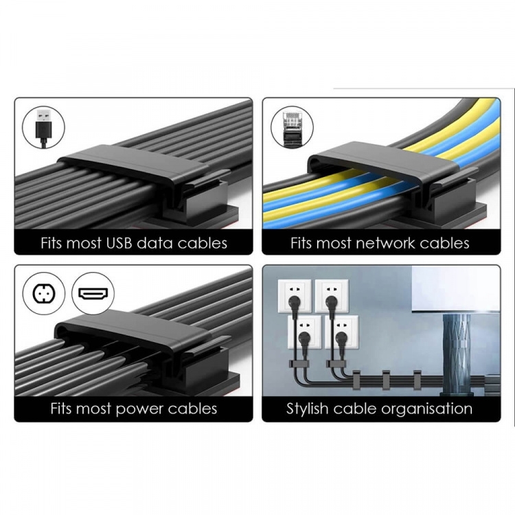 Desire2 Kabelholder Enfold x40 Sort