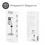 Desire2 Stander til Høretelefoner Mobiltelefon Sølv