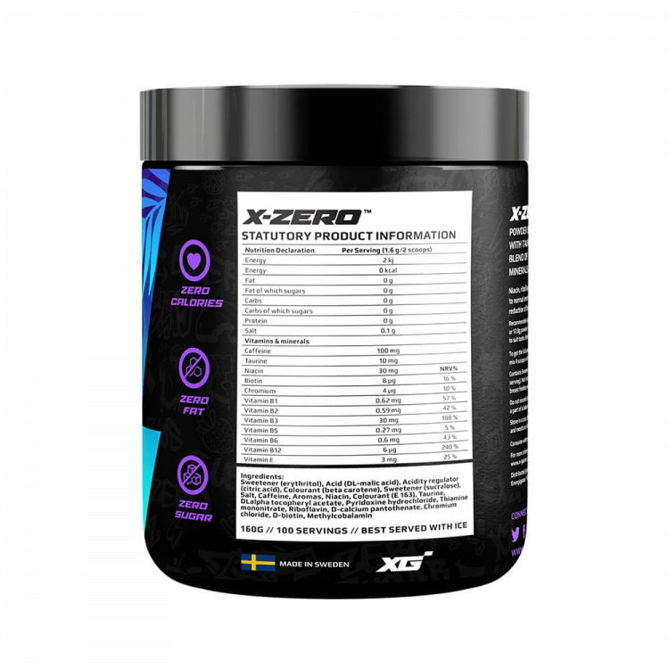 X-GAMER X-Zero 160 gram Blueberry & Coconut