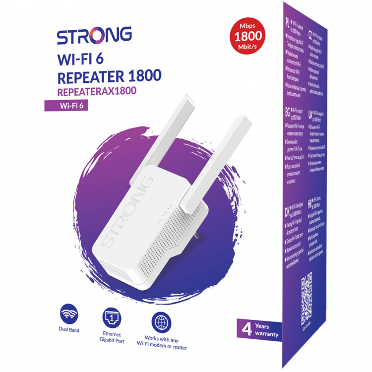 Strong Repeater Dualband WiFi 6 AX1800 Strong Repeater Dualband WiFi 6 AX1800