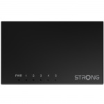 Strong 5-port Gigabitswitch Metall Svart Strong 5-port Gigabitswitch Metall Svart