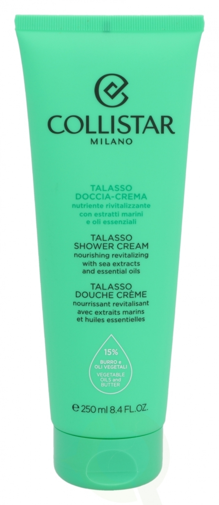 Collistar Talasso Shower Cream Nourishing Revital 250 ml With Sea Extracts And Essential Oils